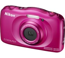 NIKON COOLPIX W100 Tough Compact Camera - Pink